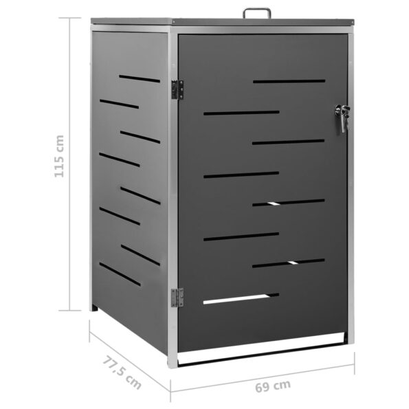 VXL8720286334898_g_en_hd_10.jpg vidaXL Ohrada na 1 odpadkový kôš 69x77,5x115 cm nehrdzavejúca oceľ – Obrázok 12