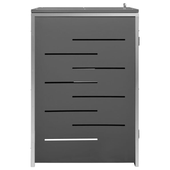 VXL8720286334898_g_en_hd_6.jpg vidaXL Ohrada na 1 odpadkový kôš 69x77,5x115 cm nehrdzavejúca oceľ – Obrázok 8