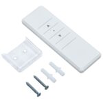 vidaXL Automatická markíza, LED a senzor vetra 500x300 cm, žltá/biela – Obrázok 12