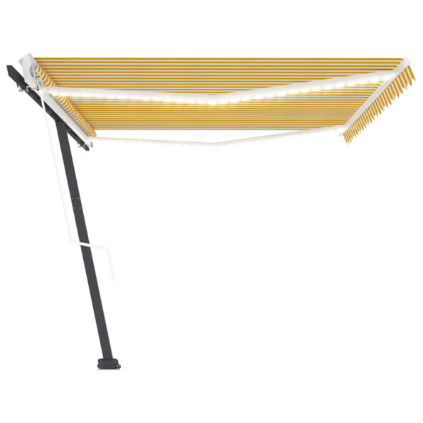 VXL8720286401170_g_en_hd_2.jpg vidaXL Automatická markíza, LED a senzor vetra 500x300 cm, žltá/biela – Obrázok 3