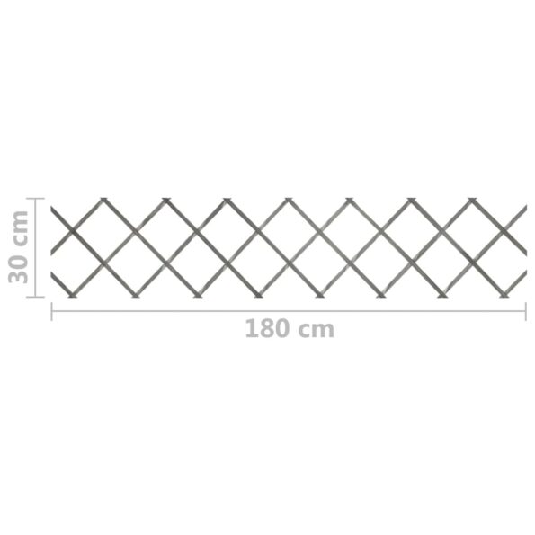 VXL8720286432396_g_en_hd_6.jpg vidaXL Mriežkový plot 5 ks sivý jedľové drevo 180x30 cm – Obrázok 7