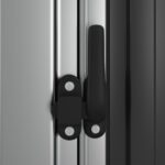 vidaXL Záhradná kôlňa, antracitová 180,5x97x209,5 cm, pozinkovaná oceľ – Obrázok 6