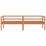 vidaXL Posteľný rám medovo-hnedý borovicový masív 90x200 cm – Obrázok 4