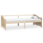 vidaXL 3-miestna denná posteľ masívna borovica 90x200 cm – Obrázok 2