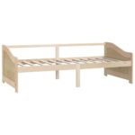 vidaXL 3-miestna denná posteľ masívna borovica 90x200 cm – Obrázok 3