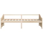 vidaXL 3-miestna denná posteľ masívna borovica 90x200 cm – Obrázok 4
