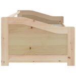 vidaXL 3-miestna denná posteľ masívna borovica 90x200 cm – Obrázok 5