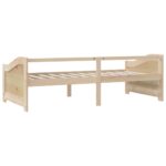 vidaXL 3-miestna denná posteľ masívna borovica 90x200 cm – Obrázok 6