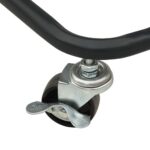 vidaXL Vozík s 3 poschodiami čierny 43x34x79 cm oceľ – Obrázok 6