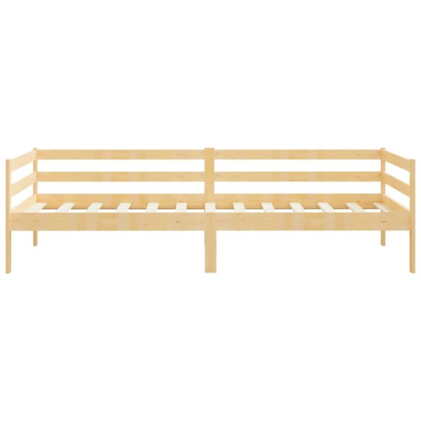 vidaXL Denná posteľ, borovicový masív 90x200 cm – Obrázok 7