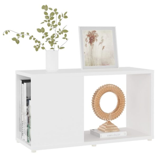 vidaXL TV skrinka, biela 60x24x32cm, drevotrieska – Obrázok 4