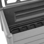 vidaXL Záhradný kvetináč s mriežkou 100x43x142 cm PP kamenný sivý – Obrázok 6