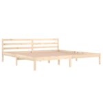 vidaXL Rám postele masívna borovica 200x200 cm – Obrázok 2