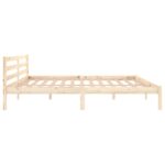 vidaXL Rám postele masívna borovica 200x200 cm – Obrázok 5