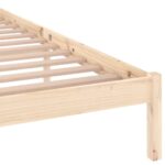vidaXL Rám postele masívna borovica 200x200 cm – Obrázok 6