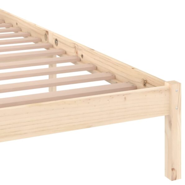 vidaXL Rám postele masívna borovica 200x200 cm – Obrázok 6
