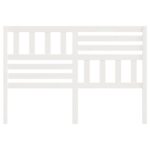 vidaXL Čelo postele biele 166x4x100 cm masívna borovica – Obrázok 4