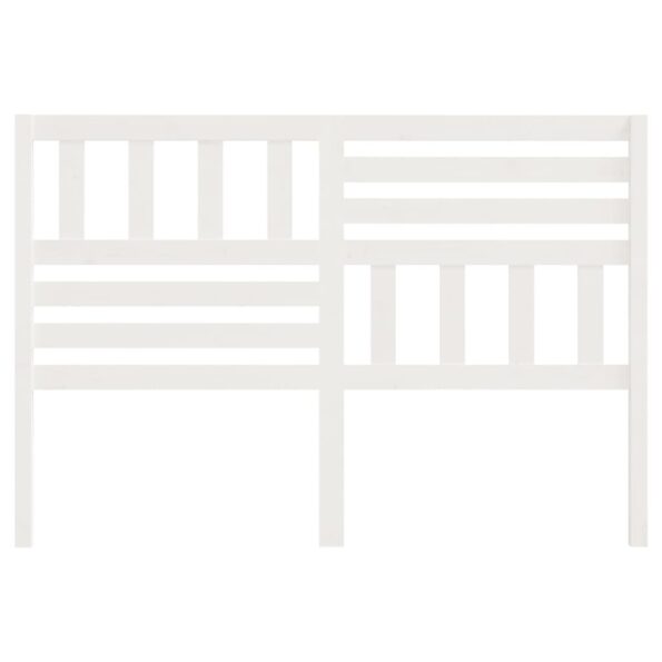 vidaXL Čelo postele biele 166x4x100 cm masívna borovica – Obrázok 4