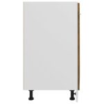 vidaXL Spodná skrinka dymový dub 60x46x81,5 cm spracované drevo – Obrázok 6