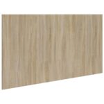 vidaXL Čelo postele dymový dub 160x1,5x80 cm spracované drevo – Obrázok 2