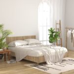 vidaXL Čelo postele dymový dub 160x1,5x80 cm spracované drevo – Obrázok 3