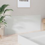 vidaXL Čelo postele lesklé biele 200x1,5x80 cm spracované drevo – Obrázok 4