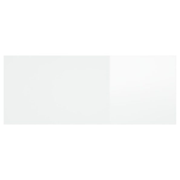vidaXL Čelo postele lesklé biele 200x1,5x80 cm spracované drevo – Obrázok 6