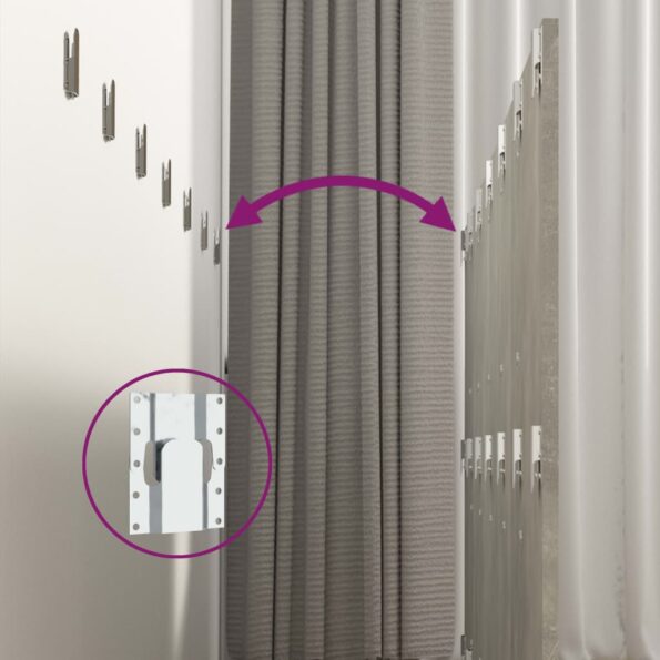 vidaXL Čelo postele betónové sivé 240x1,5x80 cm spracované drevo – Obrázok 6