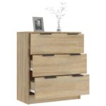 vidaXL Komoda dub sonoma 60x30x70 cm spracované drevo – Obrázok 4