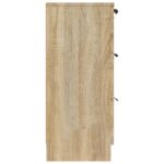 vidaXL Komoda dub sonoma 60x30x70 cm spracované drevo – Obrázok 6