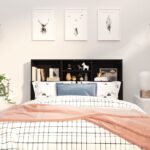 vidaXL Čelo postele so skrinkou čierne 120x19x103,5 cm – Obrázok 3