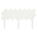 vidaXL Čelo postele biele 141x3x80,5 cm masívna borovica – Obrázok 4