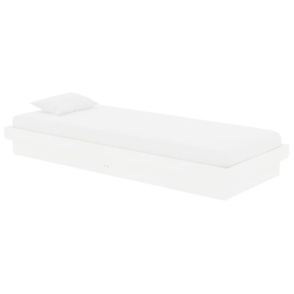 VXL8720287066842_g_en_hd_1.jpg vidaXL Posteľný rám biely masívne drevo 75x190 cm 2FT6 malé jednolôžko – Obrázok 3