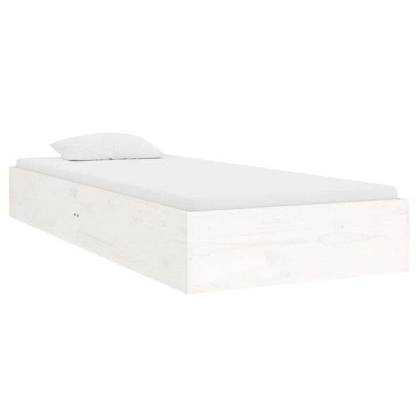 VXL8720287067542_g_en_hd_1.jpg vidaXL Posteľný rám biely masívne drevo 90x190 cm 3FT jednolôžko – Obrázok 3