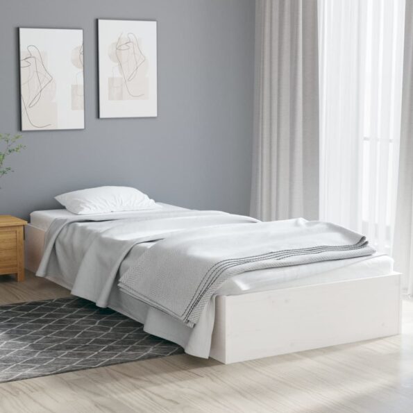 VXL8720287067542_m_en_hd_1.jpg vidaXL Posteľný rám biely masívne drevo 90x190 cm 3FT jednolôžko – Obrázok 1