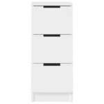 vidaXL Komoda biela 30x30x70 cm spracované drevo – Obrázok 6