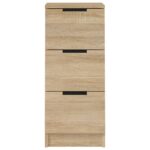 vidaXL Komody 2 ks dub sonoma 30x30x70 cm spracované drevo – Obrázok 6