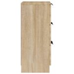 vidaXL Komody 2 ks dub sonoma 30x30x70 cm spracované drevo – Obrázok 8
