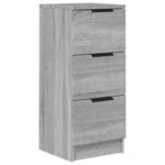 vidaXL Komoda sivý dub sonoma 30x30x70 cm spracované drevo – Obrázok 2