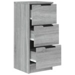 vidaXL Komoda sivý dub sonoma 30x30x70 cm spracované drevo – Obrázok 7