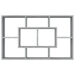 vidaXL Nástenná polica sivý dub sonoma 85x16x52,5 cm spracované drevo – Obrázok 5