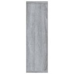 vidaXL Nástenná polica sivý dub sonoma 85x16x52,5 cm spracované drevo – Obrázok 6