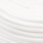 vidaXL Lodné lano biele 8 mm 50 m polypropylén – Obrázok 4
