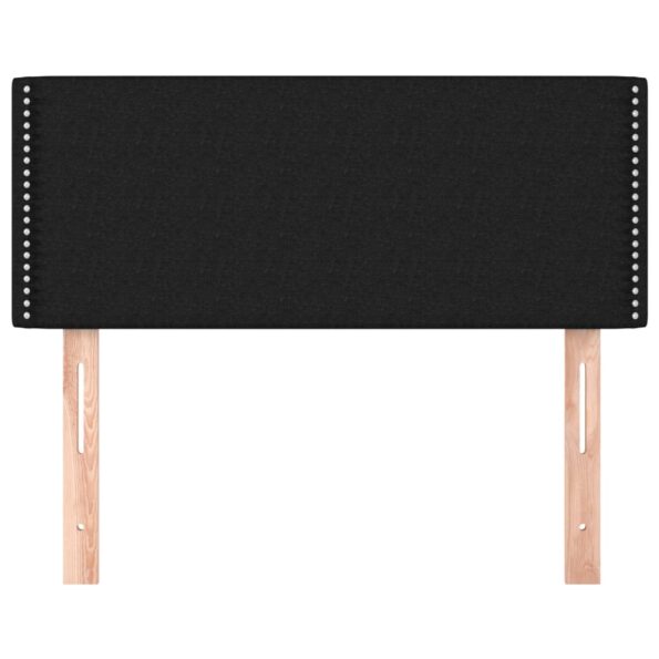 vidaXL Čelo postele čierne 100x5x78/88 cm látka – Obrázok 3
