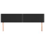 vidaXL Čelá postele 2 ks čierne 100x5x78/88 cm umelá koža – Obrázok 3