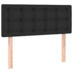 vidaXL Čelo postele čierne 80x5x78/88 cm umelá koža – Obrázok 2