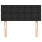 vidaXL Čelo postele čierne 80x5x78/88 cm umelá koža – Obrázok 3