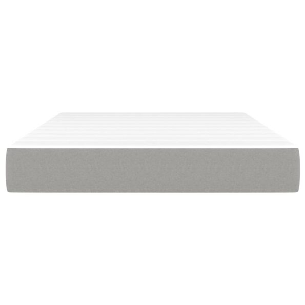 VXL8720287160687_g_en_hd_1.jpg vidaXL Matrac s taštičkovými pružinami bledosivý 120x200x20 cm látka – Obrázok 3
