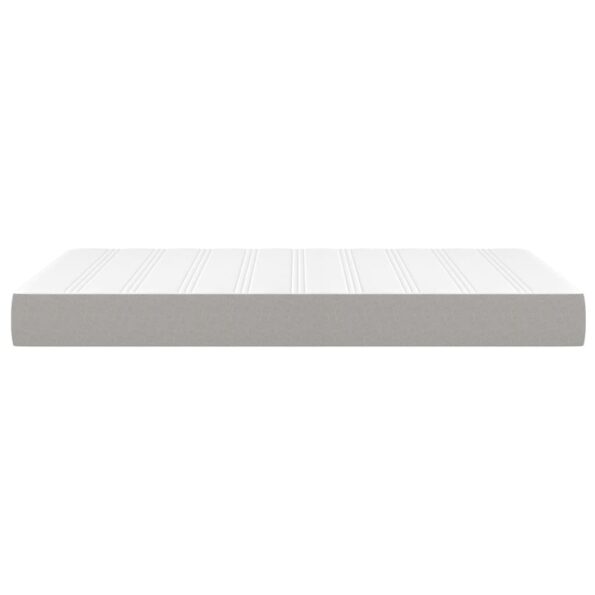 VXL8720287160687_g_en_hd_2.jpg vidaXL Matrac s taštičkovými pružinami bledosivý 120x200x20 cm látka – Obrázok 4