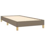 vidaXL Rám postele bez matraca Taupe 90x200cm Látka – Obrázok 4